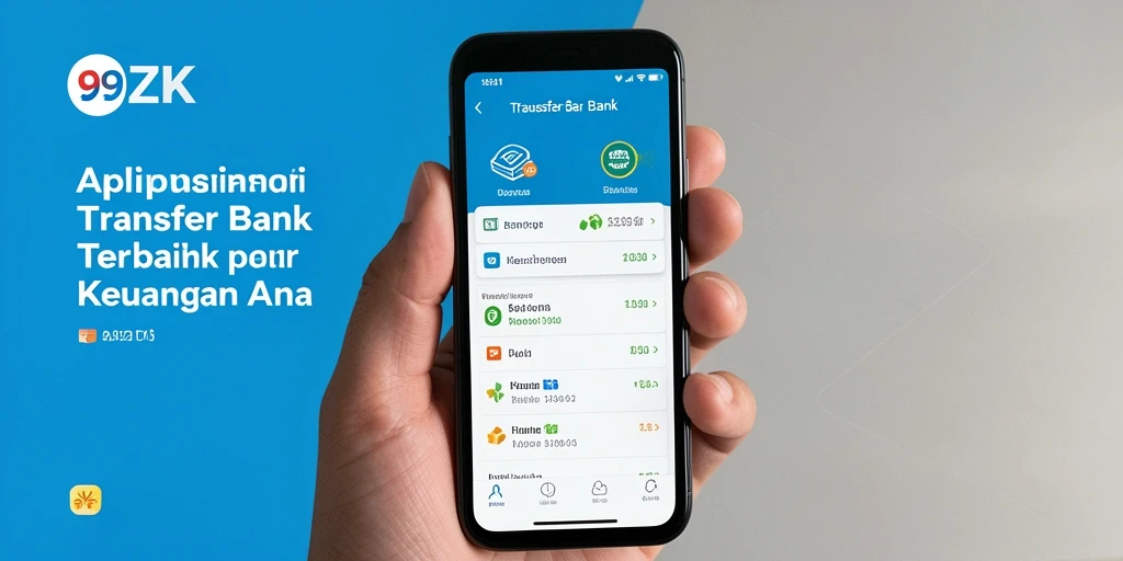 Antarmuka aplikasi 99ZK yang sederhana dan intuitif.