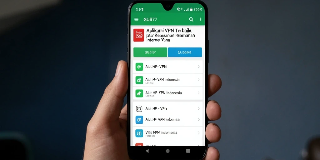 Antarmuka GUS77 yang sederhana dan mudah digunakan.
