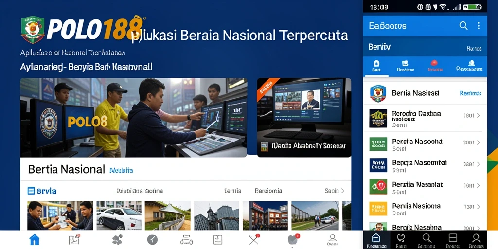 Antarmuka utama POLO188 menampilkan berita terbaru dengan jelas.