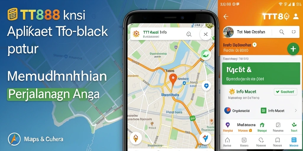 Antarmuka TTT888 yang memudahkan pengguna untuk memantau info macet.